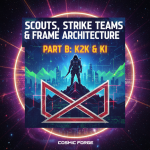 Scouts, Strike Teams & Frame Architecture — Part B: K2K & KI